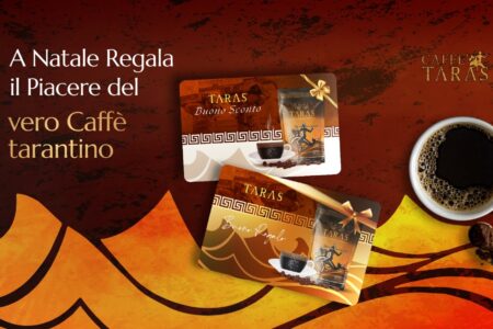 Regala l'Arte del vero Caffè Tarantino: La Mia Gift Card Firmata Caffè Taras, il Regalo Perfetto per il Natale